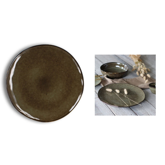 ASSIETTE PLATE TERRA EN GRES 27.5CM