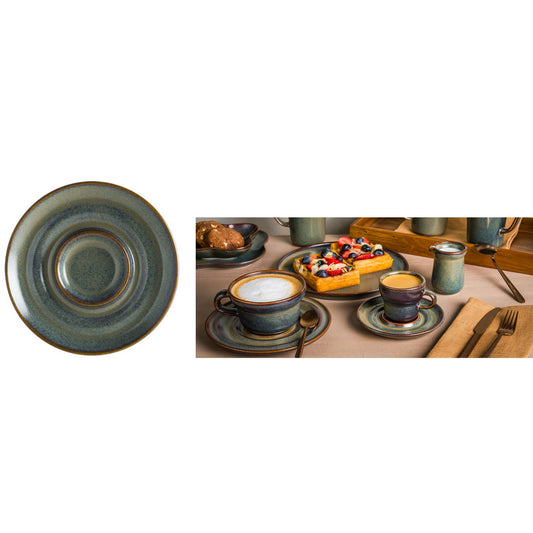 ASSIETTE EXPRESSO GLOIRE KAFF PORCELAINE 13CM