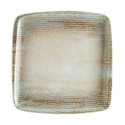 ASSIETTE CARRE MOOVE PATERA PORCELAINE 27X25CM